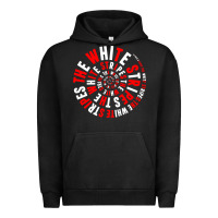 Pigment Black White Stripes Urban Hoodie - linhVisuals