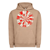 Pigment Burro White Stripes Urban Hoodie - linhVisuals