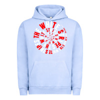 Pigment Grape Ice White Stripes Urban Hoodie - linhVisuals