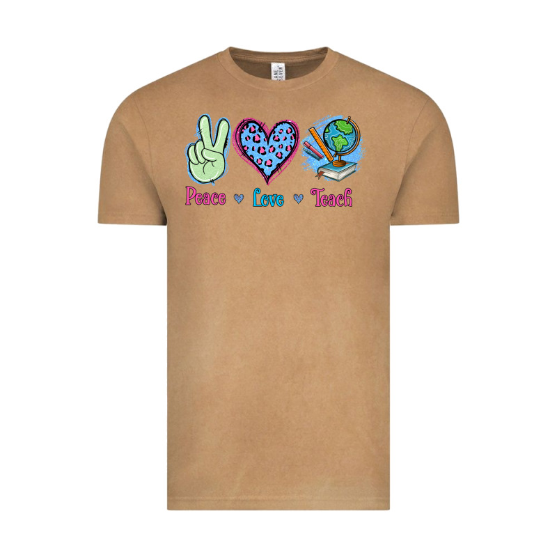 Peace Love Teach Vintage Tee by Jasminsmagicworld | Teevron