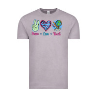 Vintage Zinc Peace Love Teach Vintage Tee - Jasminsmagicworld