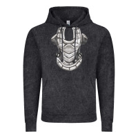 Vintage Black Chest Protector Fa Element Vintage Hoodie - FaDigitalArtStudio