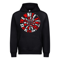 Black White Stripes Urban Hoodie - linhVisuals