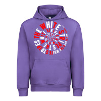 Tulip White Stripes Urban Hoodie - linhVisuals