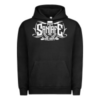 Pigment Black santa fe klan merch santa  , Urban Hoodie - linhVisuals