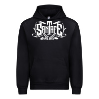 Black santa fe klan merch santa  , Urban Hoodie - linhVisuals