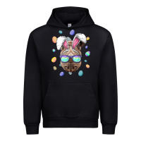 Rhino Easter Bunny Ears Funny Easter Eggs Hunting Sweatshirt Urban Hoodie | Teevron