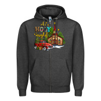 Charcoal Heather the church  holy night western truck Zipper Hoodie - AdoDesignShop