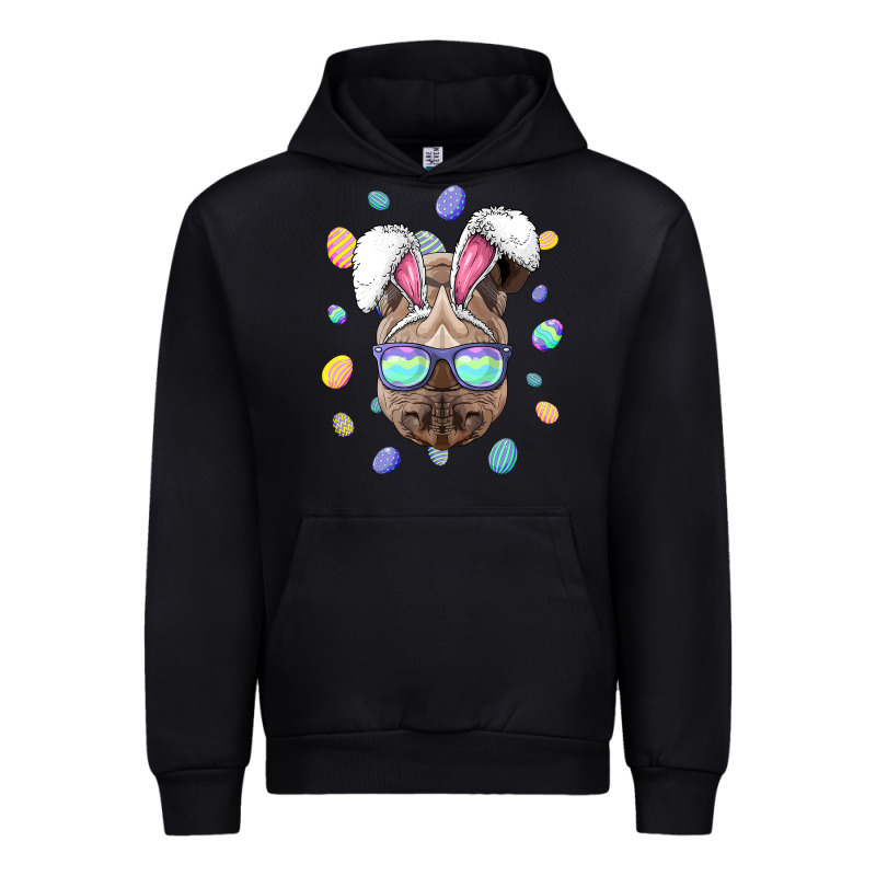 Rhino Easter Bunny Ears Funny Easter Eggs Hunting Sweatshirt Urban Hoodie by linhVisuals | Teevron
