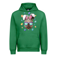 Emerald rhino easter bunny ears funny easter eggs hunting sweatshirt Urban Hoodie - linhVisuals