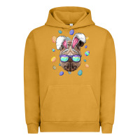 Pigment Peanut Butter rhino easter bunny ears funny easter eggs hunting sweatshirt Urban Hoodie - linhVisuals