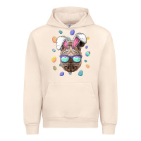 Sandshell rhino easter bunny ears funny easter eggs hunting sweatshirt Urban Hoodie - linhVisuals