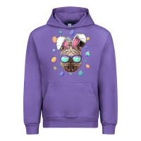 Tulip rhino easter bunny ears funny easter eggs hunting sweatshirt Urban Hoodie - linhVisuals