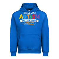 Cobalt someone with autism makes me proud Urban Hoodie - linhVisuals