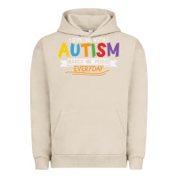 Pigment French Oak someone with autism makes me proud Urban Hoodie - linhVisuals