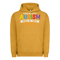 Pigment Peanut Butter someone with autism makes me proud Urban Hoodie - linhVisuals