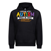 Black someone with autism makes me proud Urban Hoodie - linhVisuals