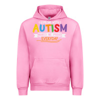 Fuchsia Pink someone with autism makes me proud Urban Hoodie - linhVisuals