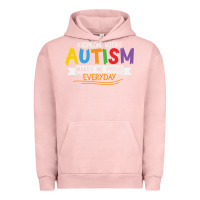 Pigment Salmon someone with autism makes me proud Urban Hoodie - linhVisuals