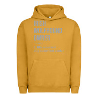 Pigment Peanut Butter irish wolfhound dog funny classic Urban Hoodie - linhVisuals