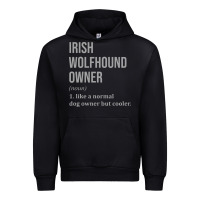 Black irish wolfhound dog funny classic Urban Hoodie - linhVisuals