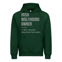 Forest Green irish wolfhound dog funny classic Urban Hoodie - linhVisuals