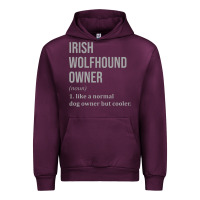 Mauve Wine irish wolfhound dog funny classic Urban Hoodie - linhVisuals
