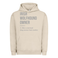 Pigment French Oak irish wolfhound dog funny classic Urban Hoodie - linhVisuals