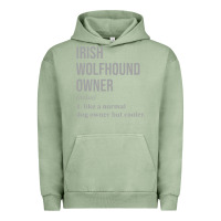 Pigment Oil Green irish wolfhound dog funny classic Urban Hoodie - linhVisuals