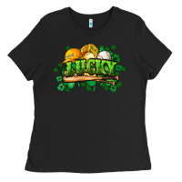 Black St. Patrick's Day Baseball Ladies Tee - HowdyJamesFarm