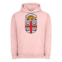 Pigment Salmon brown university coat of arms Urban Hoodie - linhVisuals