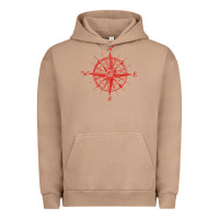 Pigment Burro compass Urban Hoodie - linhVisuals