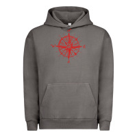 Pigment Tornado compass Urban Hoodie - linhVisuals
