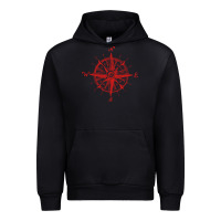 Black compass Urban Hoodie - linhVisuals