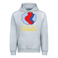 Heather Grey stupid sexy flanders! Urban Hoodie - linhVisuals