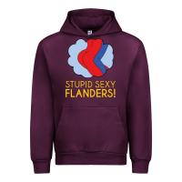 Mauve Wine stupid sexy flanders! Urban Hoodie - linhVisuals