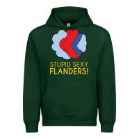 Forest Green stupid sexy flanders! Urban Hoodie - linhVisuals