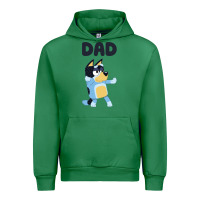 Emerald Bluey Dad Urban Hoodie - linhVisuals