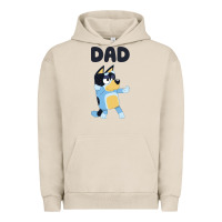 Pigment French Oak Bluey Dad Urban Hoodie - linhVisuals