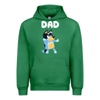 Emerald Bluey Dad Urban Hoodie - linhVisuals