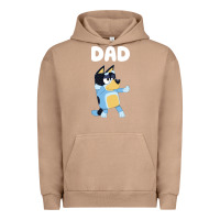 Pigment Burro Bluey Dad Urban Hoodie - linhVisuals