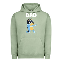 Pigment Oil Green Bluey Dad Urban Hoodie - linhVisuals