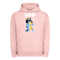 Pigment Salmon Bluey Dad Urban Hoodie - linhVisuals