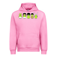 Fuchsia Pink newbobs burgers Urban Hoodie - linhVisuals