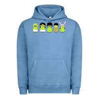 Pigment Pebble Blue newbobs burgers Urban Hoodie - linhVisuals