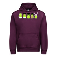 Mauve Wine newbobs burgers Urban Hoodie - linhVisuals