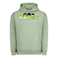 Pigment Oil Green newbobs burgers Urban Hoodie - linhVisuals