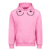 Fuchsia Pink newboobs piercings Urban Hoodie - linhVisuals