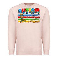 Pale Pink autism accept understand love different Premium Sweatshirt - JahusDesignShop
