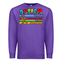 Purple autism accept understand love different Premium Sweatshirt - JahusDesignShop